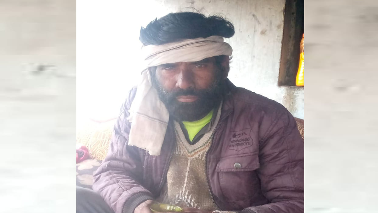 Auraiya: A car crushed a young man, death