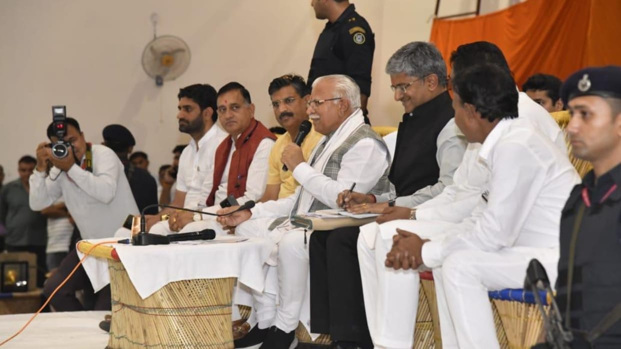 Chief Minister Manohar Lal announced increase in the limit of electricity bill for BPL card