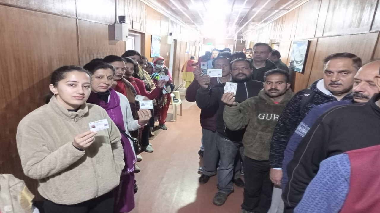 MC Shimla Election latest update: Enthusiasm for voting from youth to elders, see photos