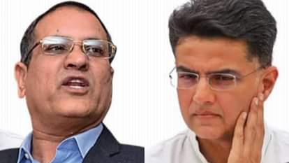 रामेश्वर डूडी और सचिन पायलट।