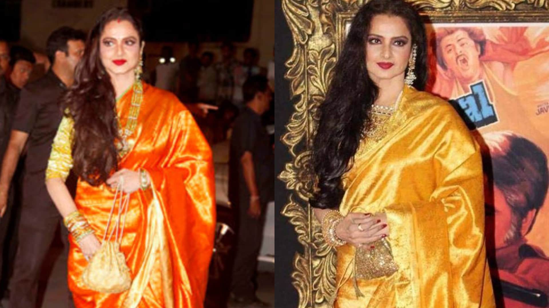 Actress Rekha Inspired Saree Collection for Wedding to Look Stylish Fashion Tips in Hindi