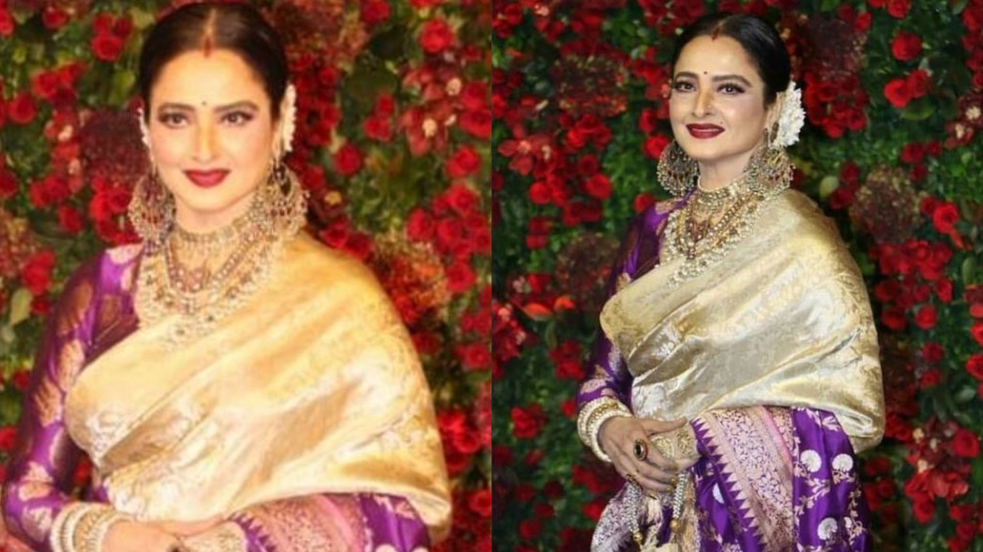 Rekha Birthday 2023: Inside the actress` glamorous saree collection