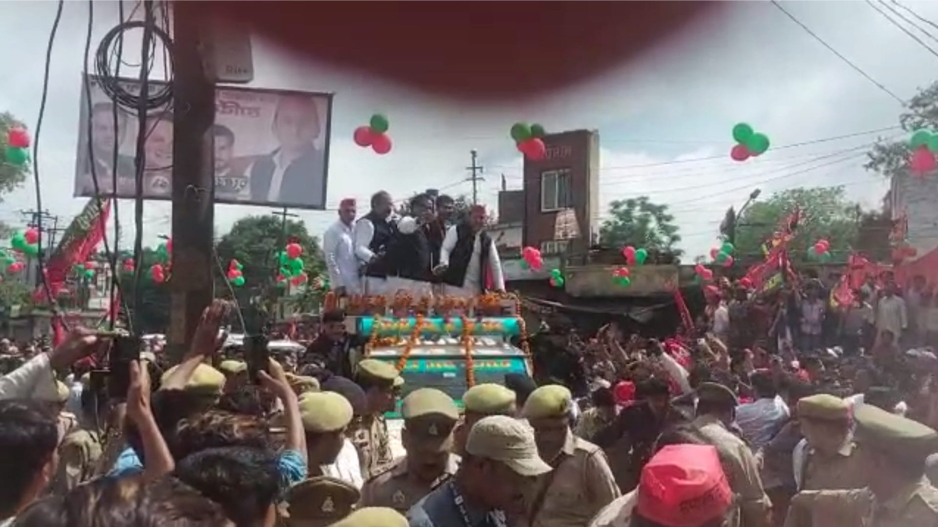 Saharanpur Nikay Chunav 2023: see photos of Akhilesh Yadav road show