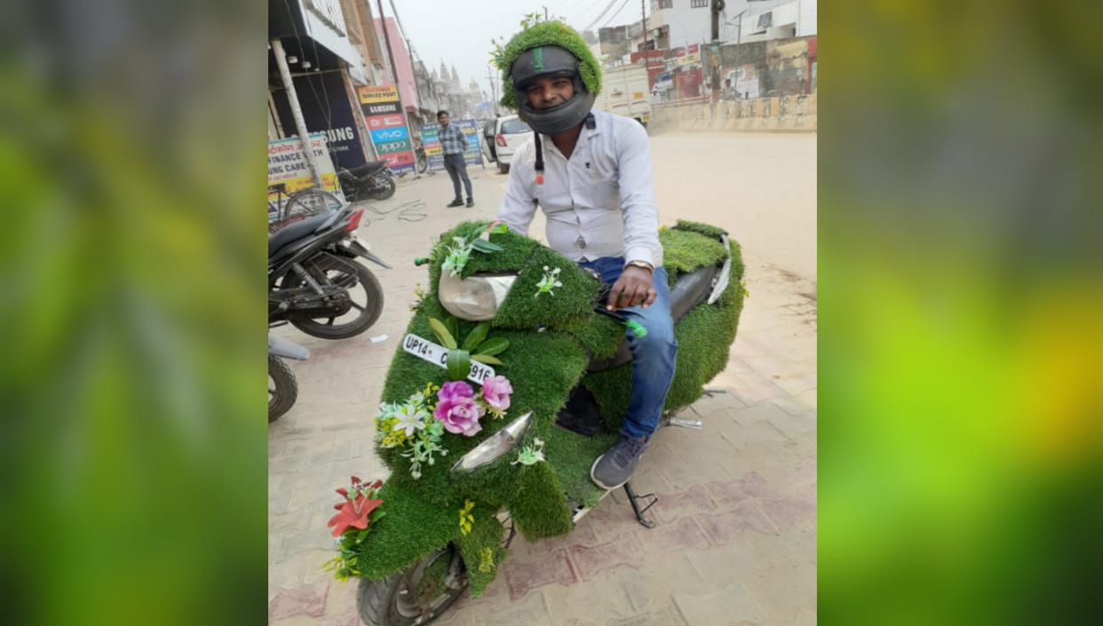 Baghpat: Father took up the task of environmental protection in memory of his daughter