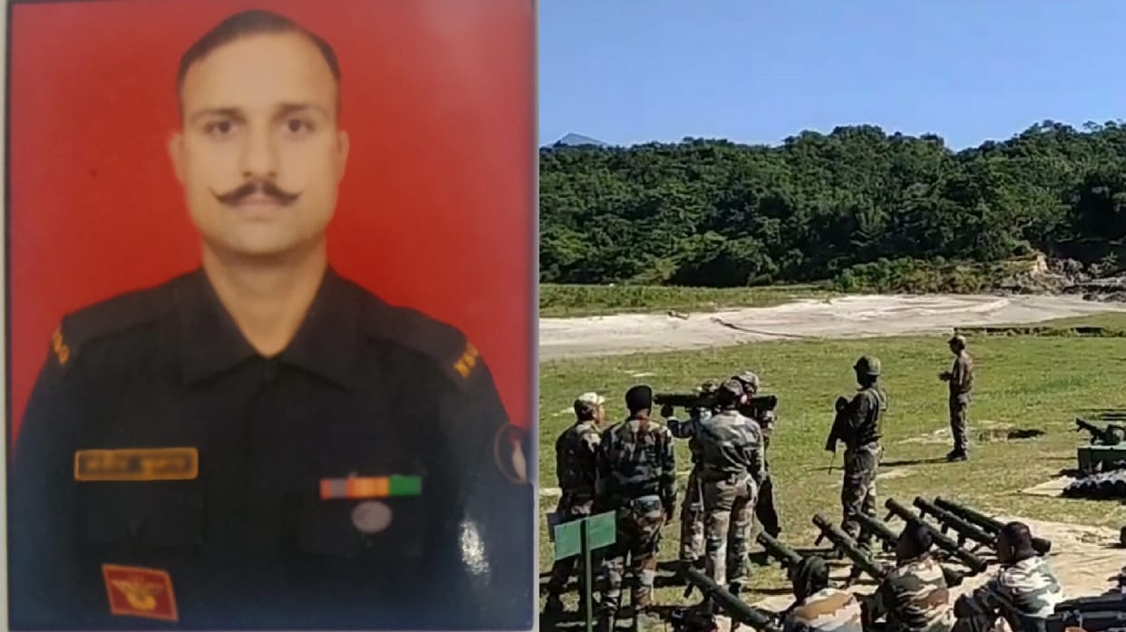 Army soldier died in Darrang firing range of Assam, Sandeep was a resident of Mandi in Himachal Pradesh