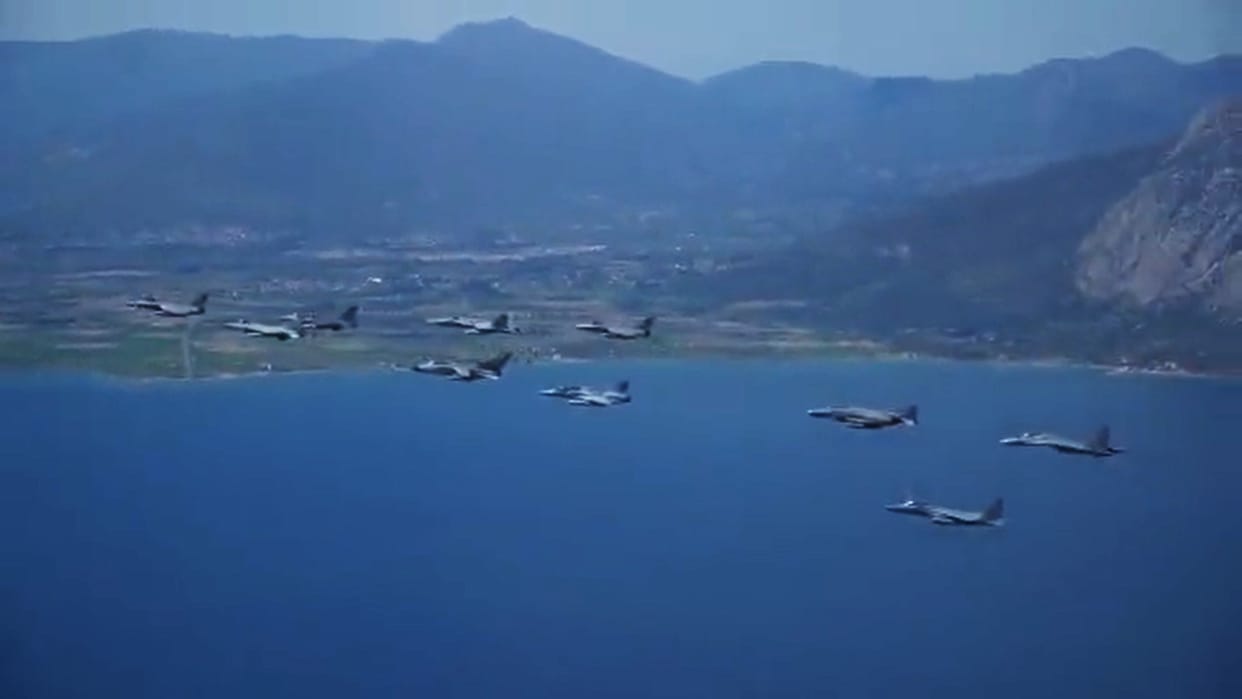 IAF is participating in the exercise in Greece and france with Su-30 MKI and rafale fighter jets