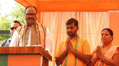 Hamirpur: Deputy Chief Minister Brajesh Pathak said rapid development work in BJP government