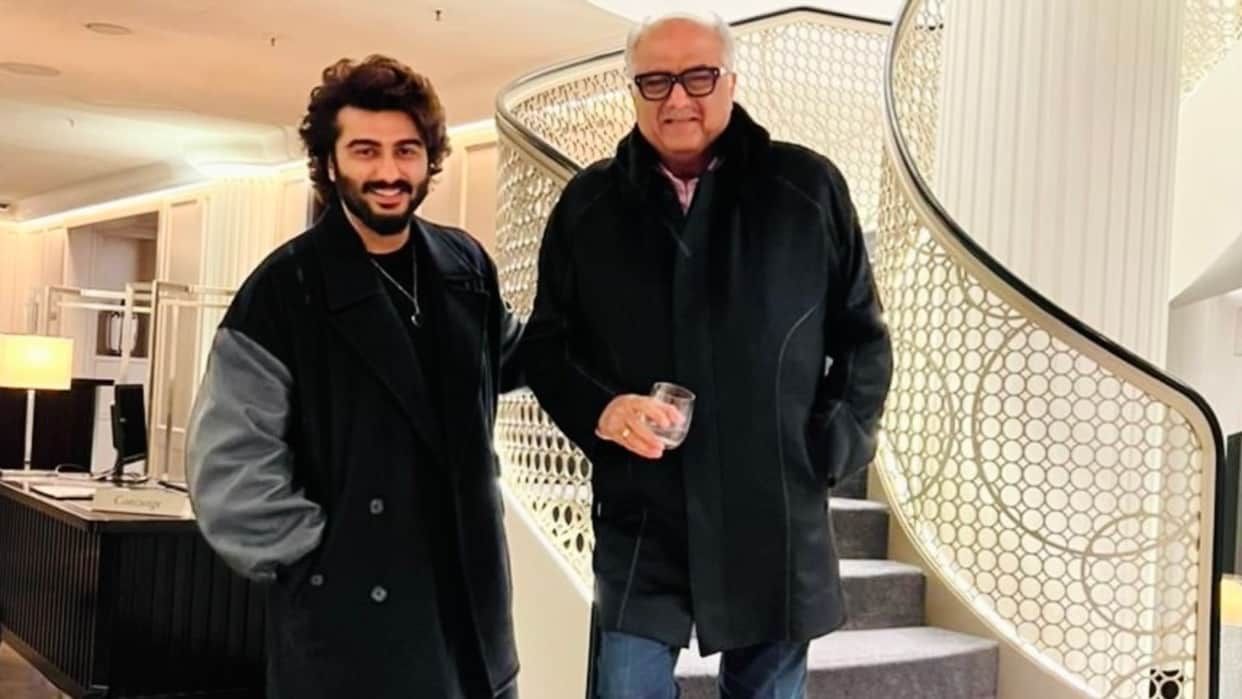 Arjun Kapoor Clicks Photo with father Boney Kapoor An interesting secret hidden know which dream came true