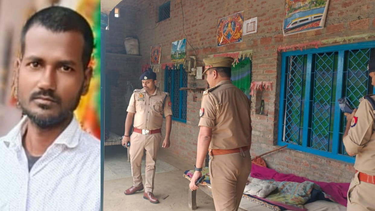 A man killed his elder brother by beating with sticks in Bahraich.