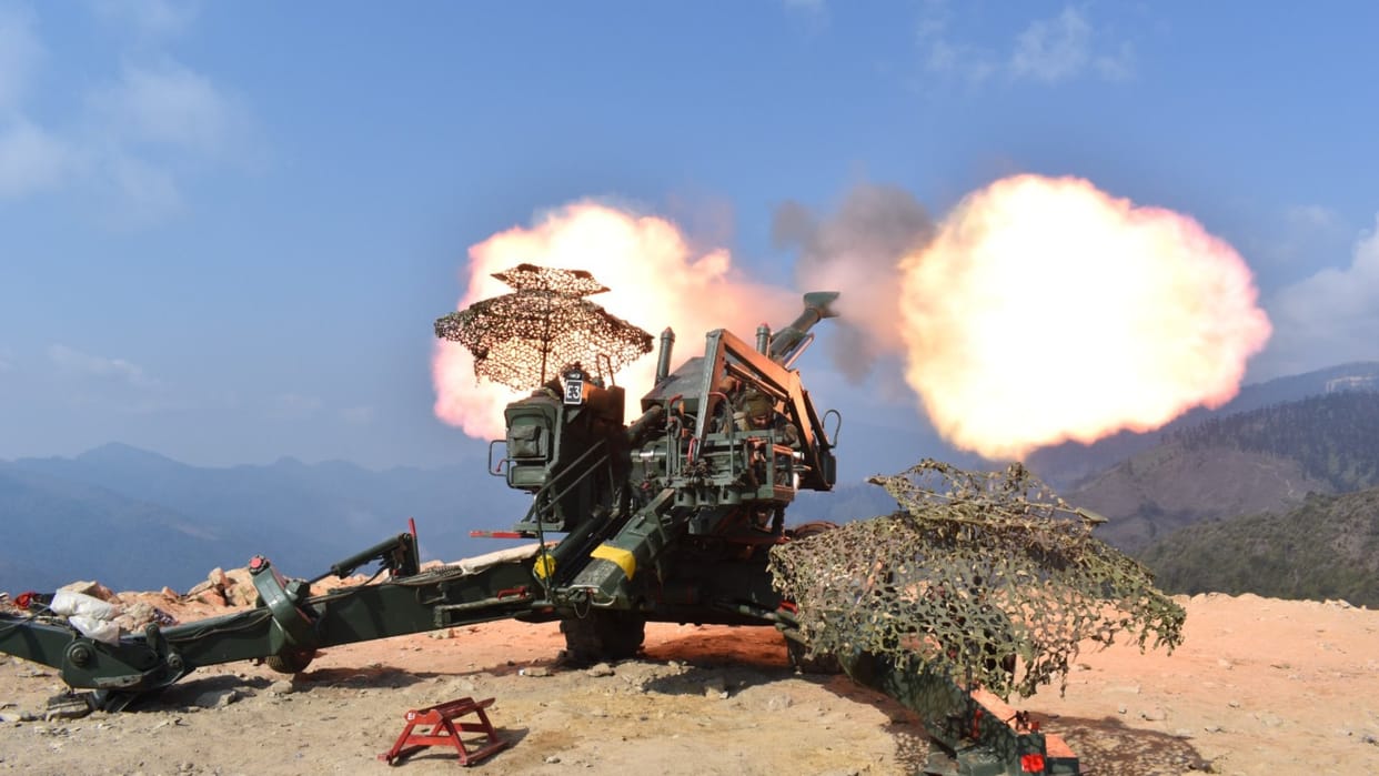 BULAND BHARAT Exercise Indian army integrated surveillance firepower training conducted in Arunachal Pradesh