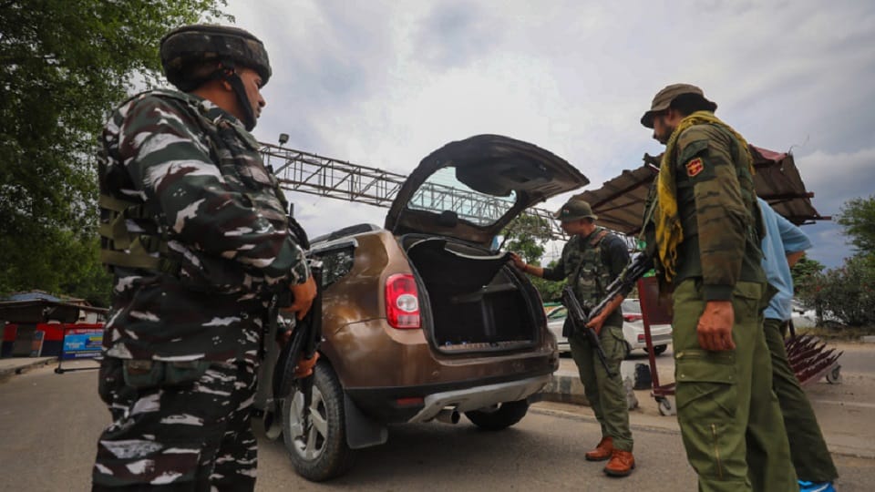 Jammu Kashmir: Security forces checking areas adjacent to IB after high alert