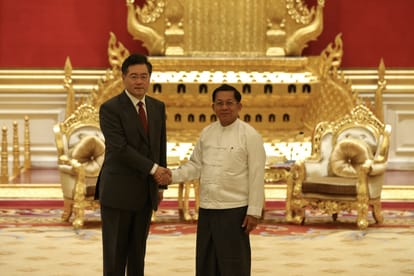 Myanmar: China Foreign Minister Qin Gang meet junta chief Min Aung Hlaing