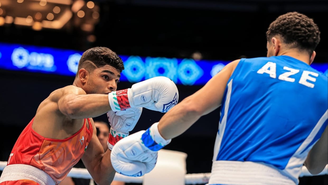 Nishant of Karnal won the first match of the World Boxing Championship in Uzbekistan