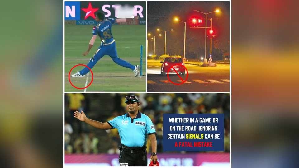 Punjab Police made people aware about road safety through IPL match Mistake