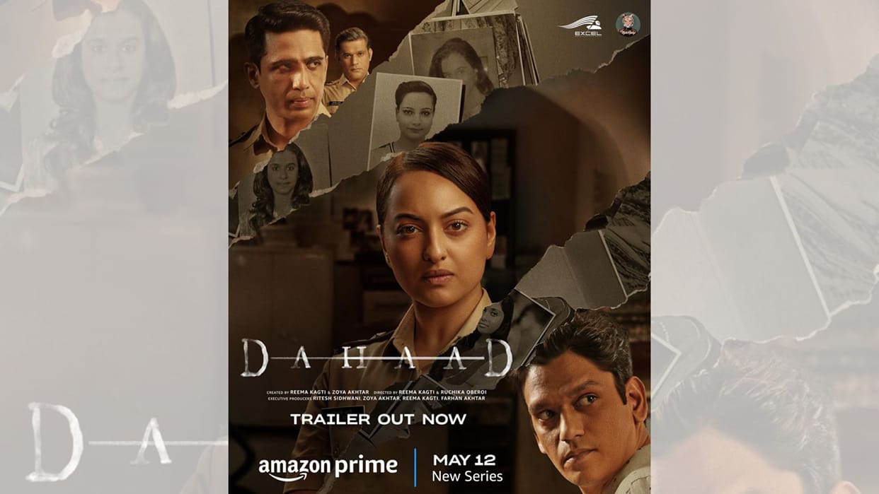 dahaad trailer release sonakshi sinha playing cop in web series ott debut on amazon prime