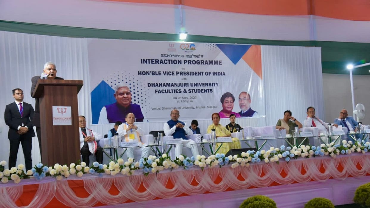 VP Jagdeep Dhankhar said, Positive effect of Act East policy is visible in Northeast