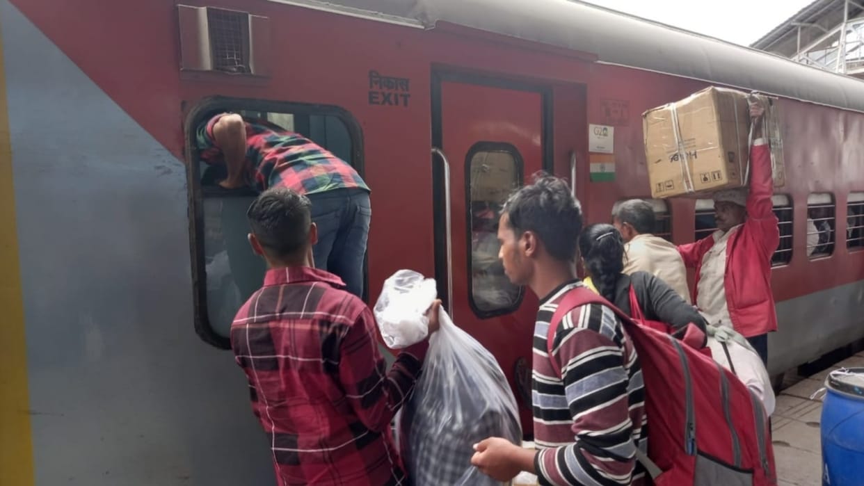 Seven trains including Garib Rath Express cancelled for two days and many trains changed routes