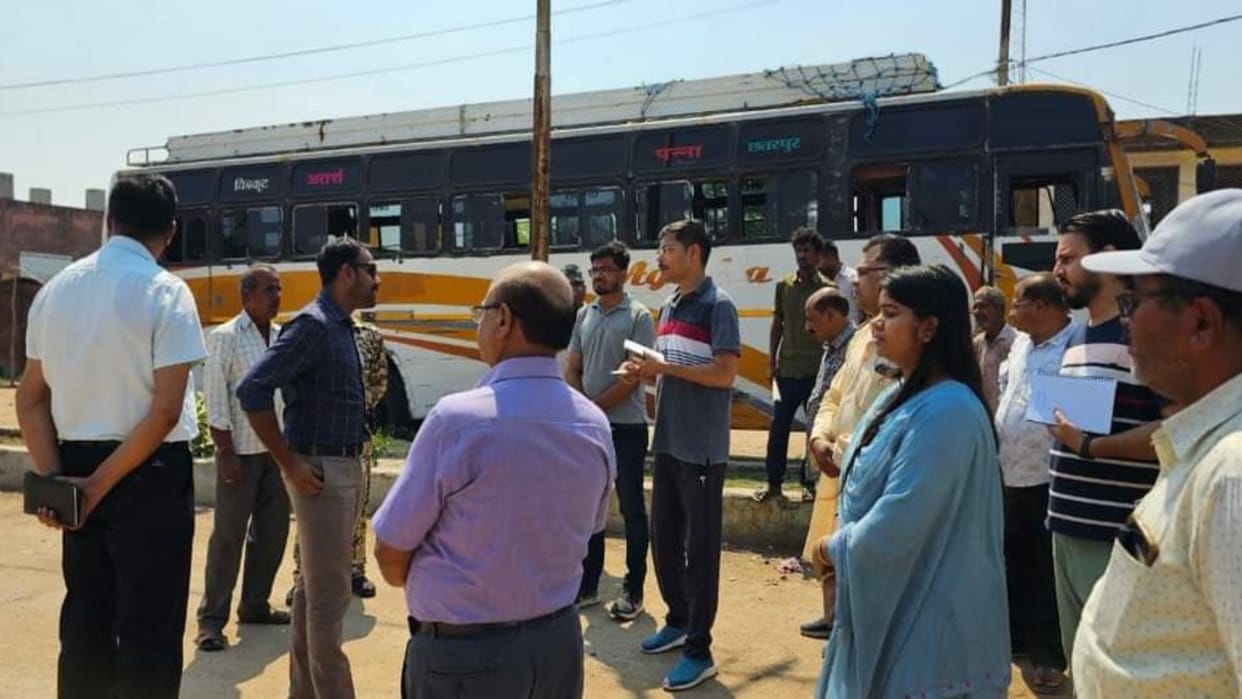 Infrastructure of Transport Nagar will change in Chhatarpur Collector inspected the guidelines