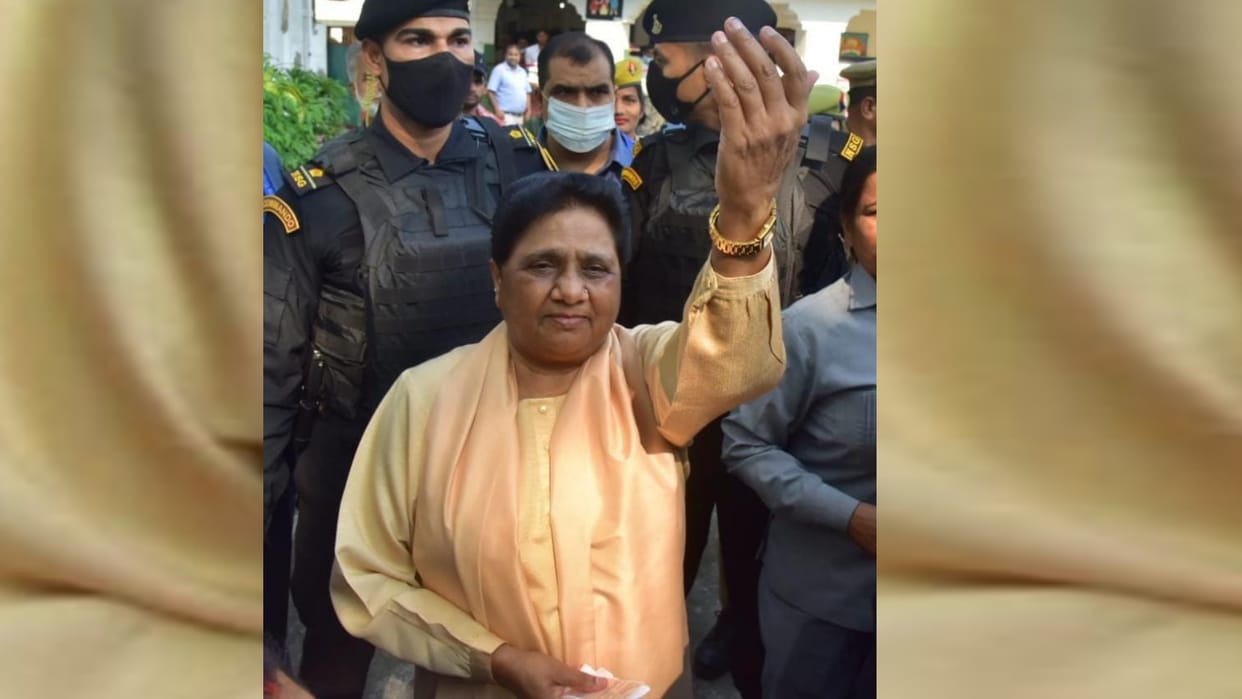 Mayawati says we are hopeful that our party will receive a good response in UP Nikay Chunav.