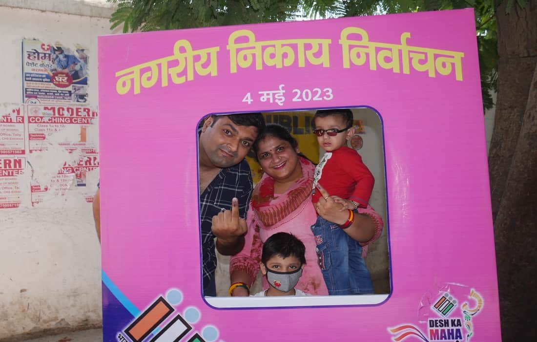 UP Nikay Chunav 2023 varanasi voting See in photos people came to strengthen democracy