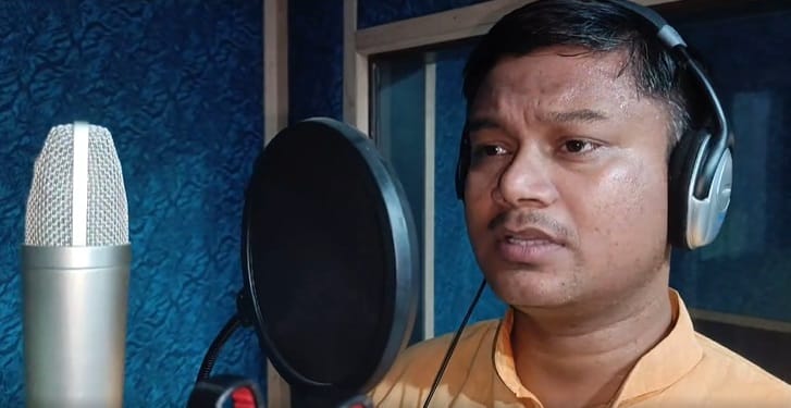Viral Video: Rashtra Vandana sung in Bihar Nitish Kashyap voice, RSS, patriotic songs, Bihar News in Hindi