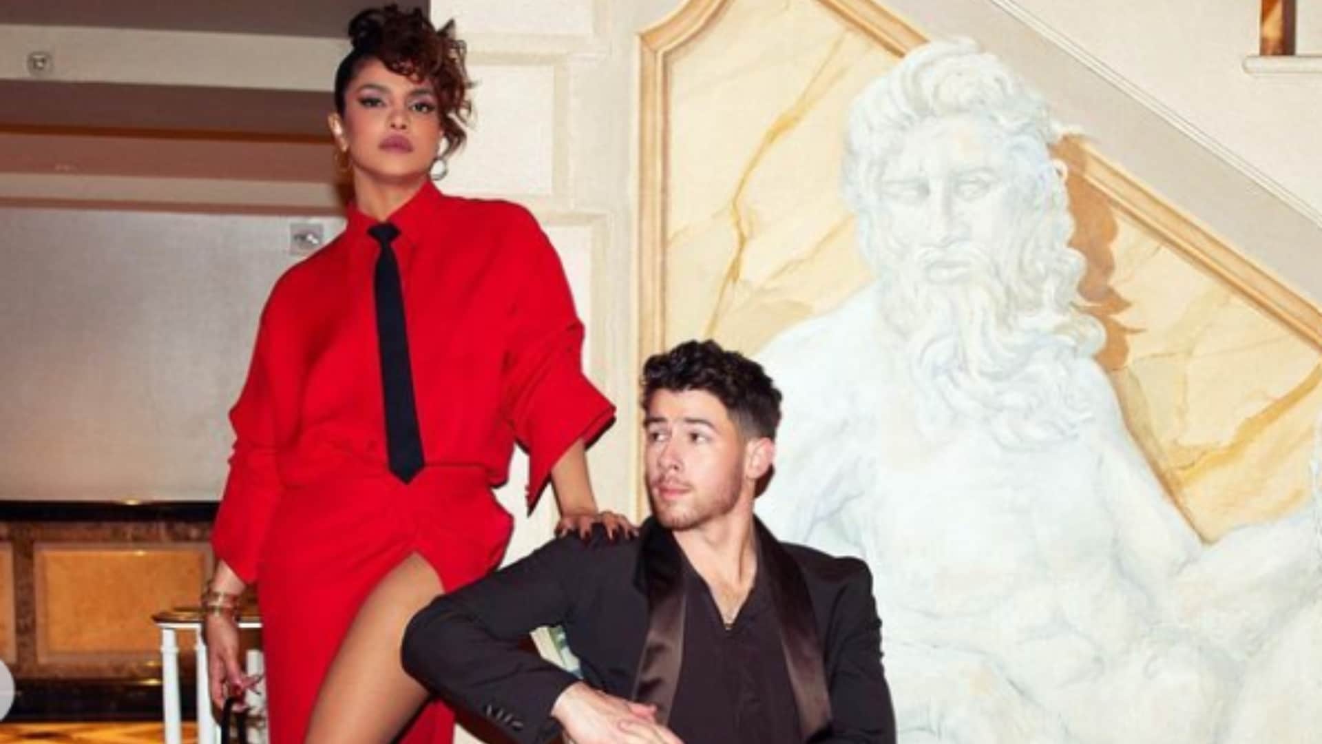 Priyanka Chopra Nick Jonas Video Viral On Social Media While Actress start Falling down Husband Hold Her Hand