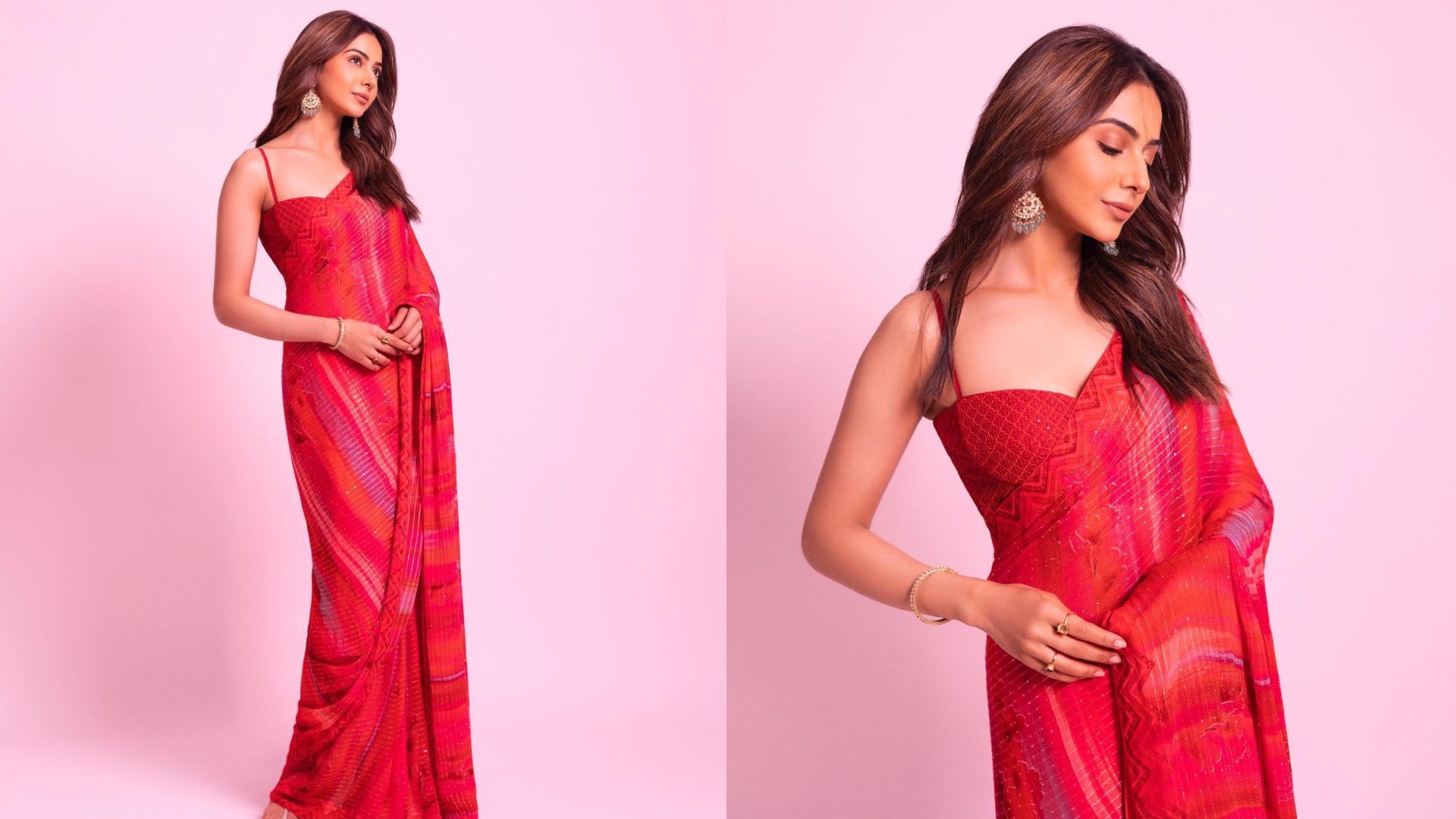 Rakul Preet Saree Collection see saree collection of Rakul Preet Singh