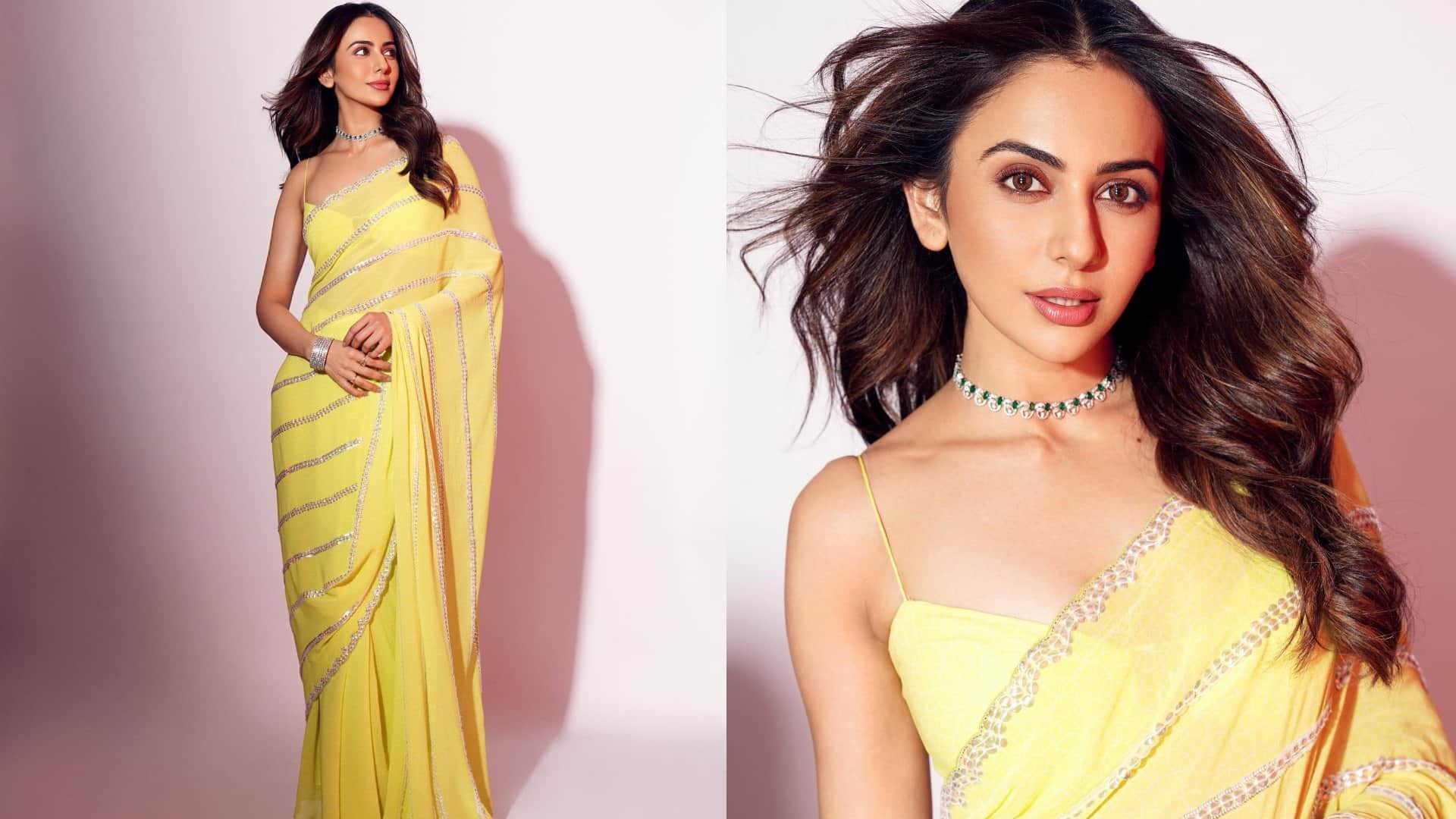 Rakul Preet Saree Collection see saree collection of Rakul Preet Singh