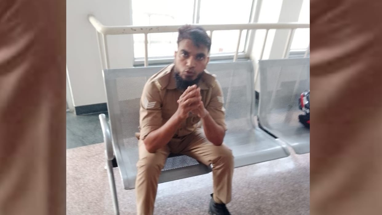 A head constable arrested for eve teasing a girl in Lucknow.