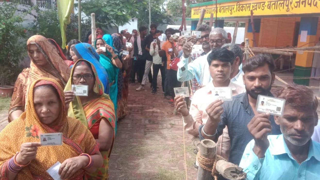 UP Nikay Chunav 2023 Voting for municipal elections continues in Deoria