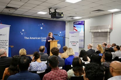 World press freedom index in Bangladesh: Charge d'affaires (CDA) at the US Embassy in Dhaka Helen La