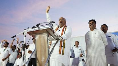 Karnataka: खरगे की खरी-खरी, कांग्रेस मुक्त भारत का सपना देखने वालों को जनता ने BJP मुक्त दक्षिण भारत दिखाया "BJP Mukt Dakshin Bharat": Congress President Mallikarjun Kharge hits out at BJP after K'taka win