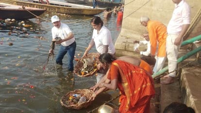 Varanasi: On Vaishakh Purnima, Namami Gange awakened the spirit of cleanliness, gave this special message