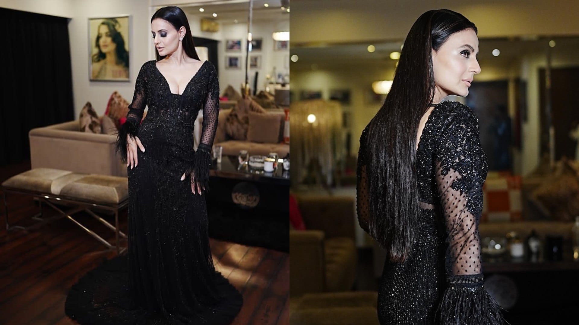 Ameesha Patel Looking Gorgeous in Terms of Looks Check Latest Photos Gadar 2 teaser