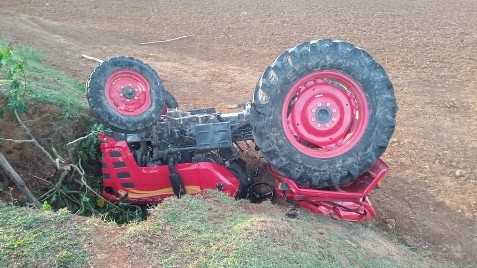Two children died due to tractor overturning
