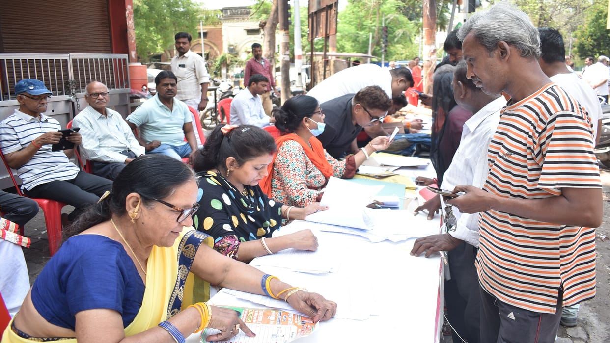 Nikay Chunav 2023: A close fight between BJP and SP, cycle followed Kamal everywhere