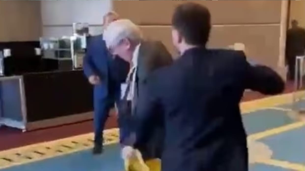 ukraine mp beat russia representative at turkey pabsec summit video on social media