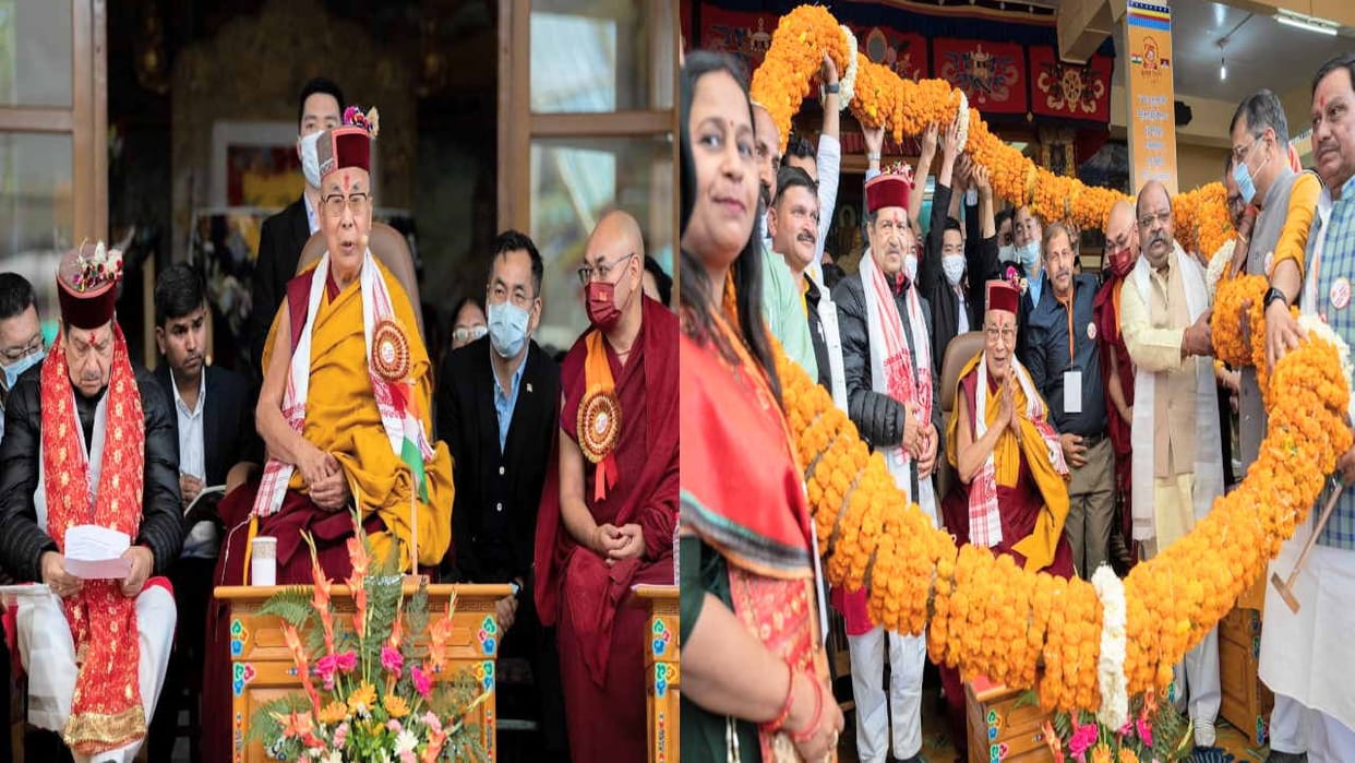 Tibetan spiritual leader Dalai Lama said  Buddha's teachings tell to practice both kindness and wisdom togethe