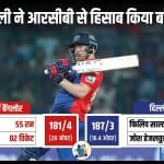 दिल्ली कैपिटल्स बनाम रॉयल चैलेंजर्स बैंगलोर