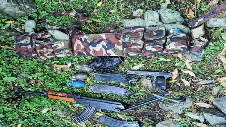 Rajouri Encounter: Security forces killed a terrorist in Kandi,recovered a large amount of weapons