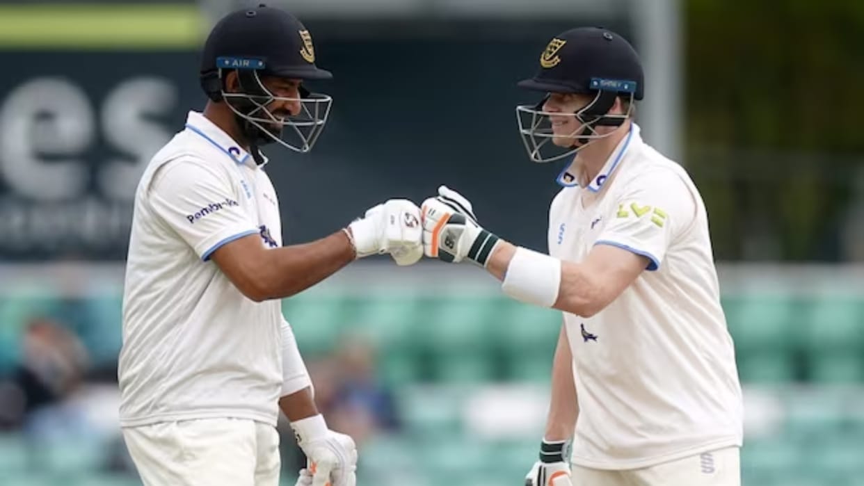IPL 2023: Cheteshwar Pujara hits 3rd century in four matches for Sussex, Steve Smith county debut