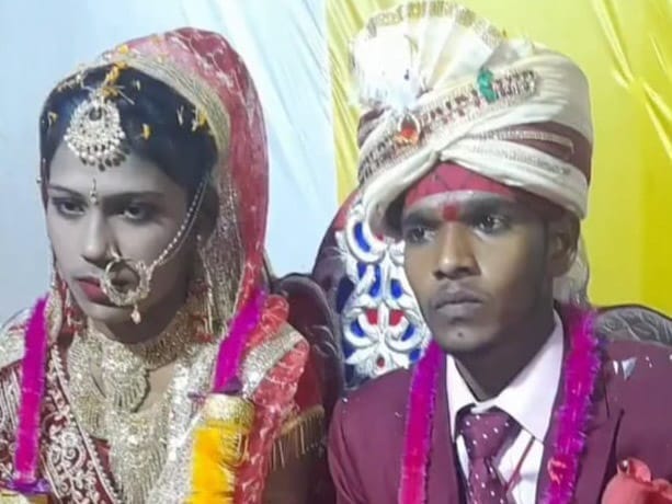 Newly married bride and groom collapsed in accident today bihar news made for each other