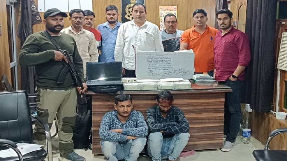 Fake notes were being printed inside a godown in Bhojpur police station area of Moradabad