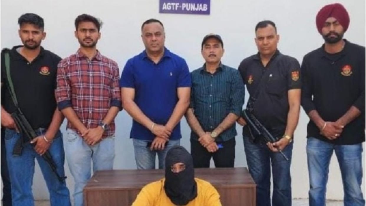 close aide of Mukhtar Ansari Jugnu, arrested by the Anti-Gangster Task Force of Punjab Police