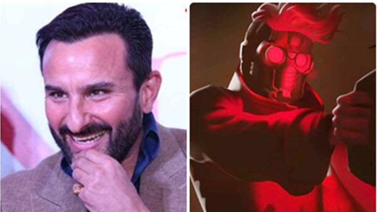 Saif Ali Khan Reacts on giving voice to Star Lord in Marvel Guardians of the galaxy 3 Wastelanders no brainer