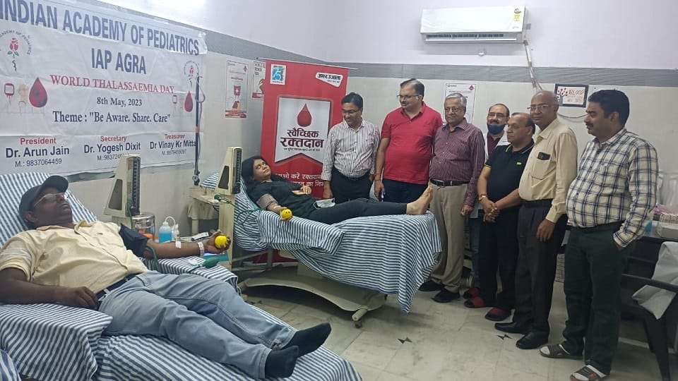 Amar Ujala Foundation Steps taken for Thalassemia patients donated blood