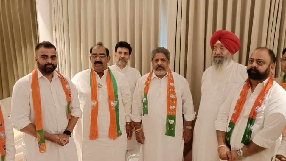 Gurjit Singh son of Former Minister Avtar Henry joins BJP