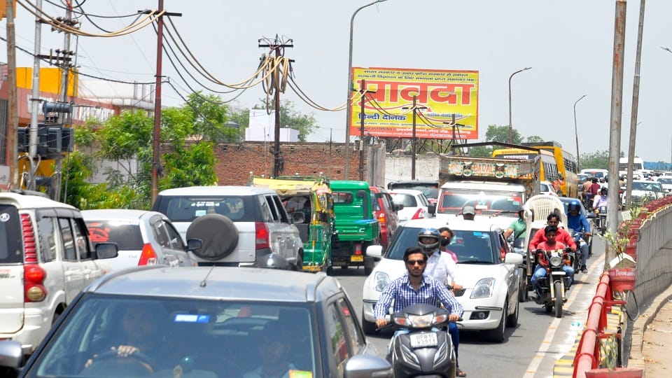 Passengers troubled by UP Chief Minister Yogi Adityanath rally