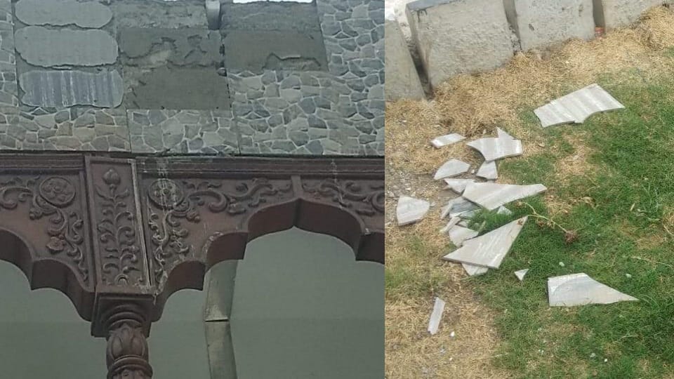 Rishikesh news: Tiles fell from building of Chardham Yatra Transit Camp near pilgrims