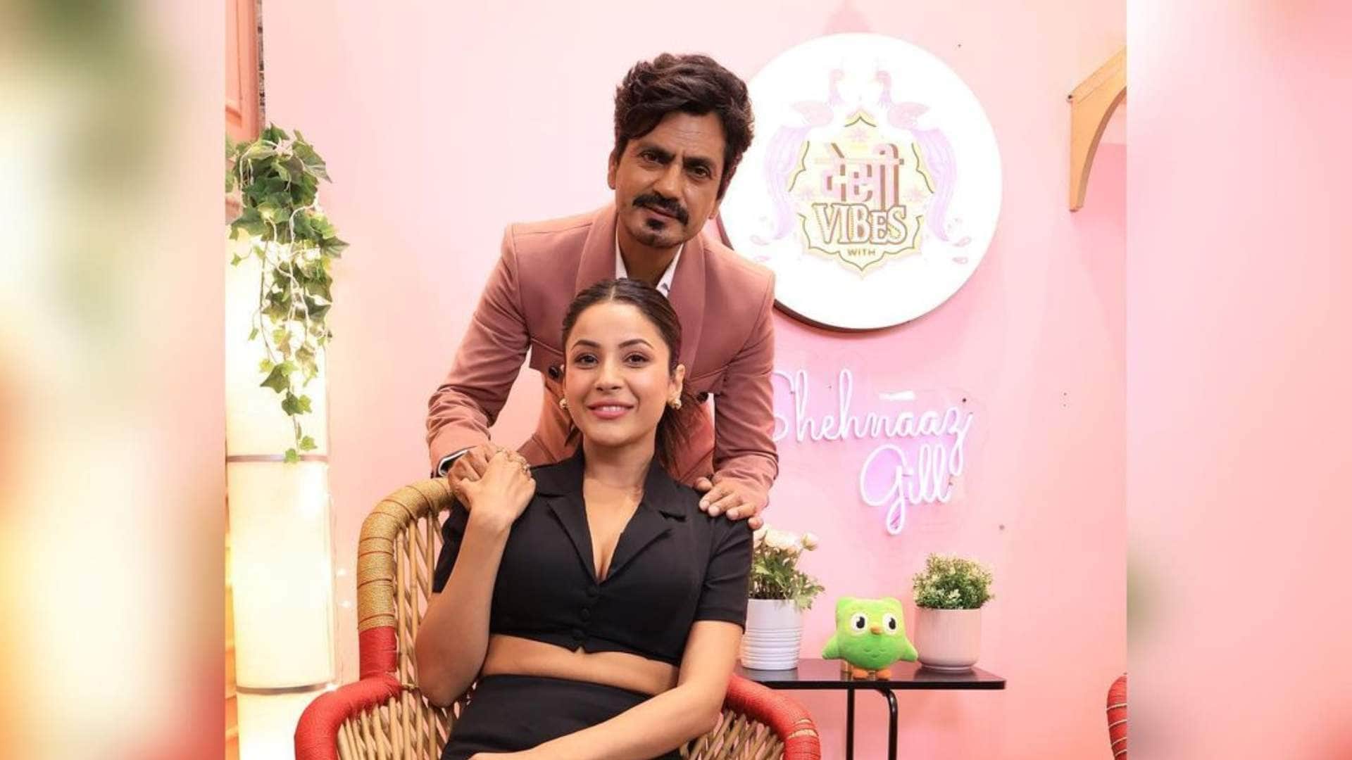 Desi Vibes with Shehnaaz Gill actress called Nawazuddin Siddiqui the God of acting instead of Salman Khan